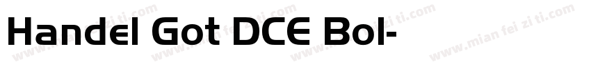 Handel Got DCE Bol字体转换